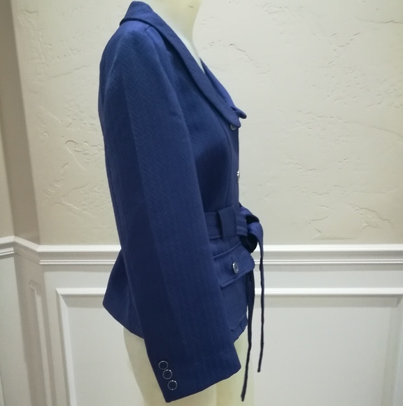 Tulle blue blazer - Picture 3 of 5
